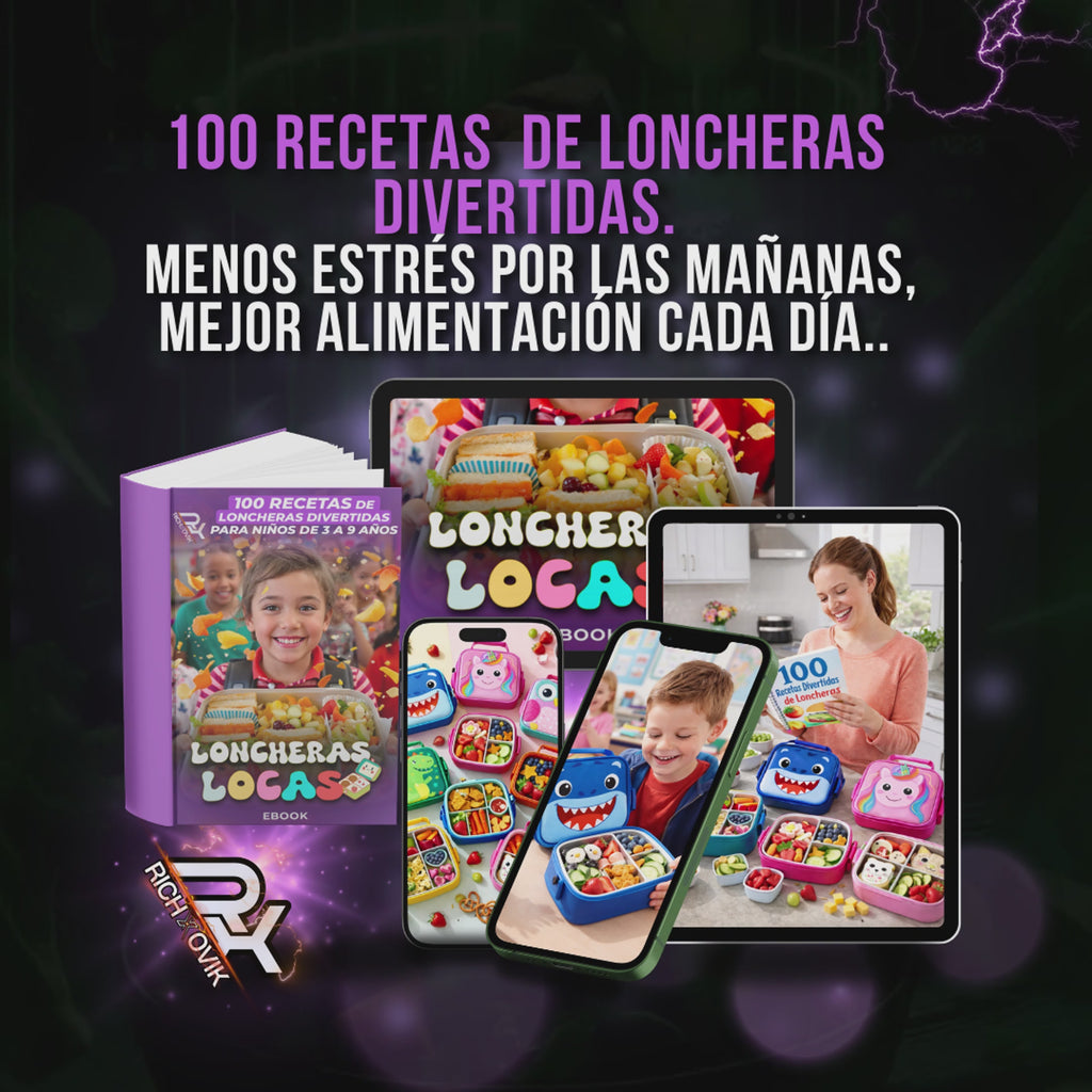 100  RECETAS  DE LONCHERAS DIVERTIDAS Y SALUDABLES ( EBOOK)